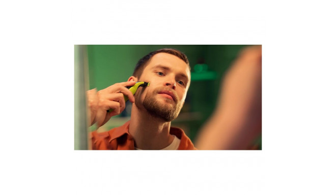 Philips Shaver | QP2724/23 OneBlade | Operating time (max) 45 min | Wet & Dry | NiMH | Black/Lime