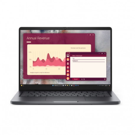 Dell Pro 14 PC14250 magnetiit 14-tolline FHD+ peegeldusvastane Intel Core 5 120U 16 GB DDR5 512 GB S