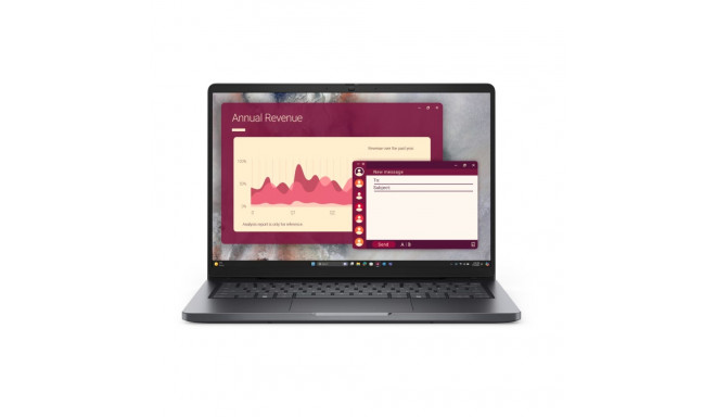 Dell Pro 14 PC14250 magnetiit 14" FHD+ matt Intel Core 5 120U 16 GB DDR5 pooljuhtketas 512 GB Intel 