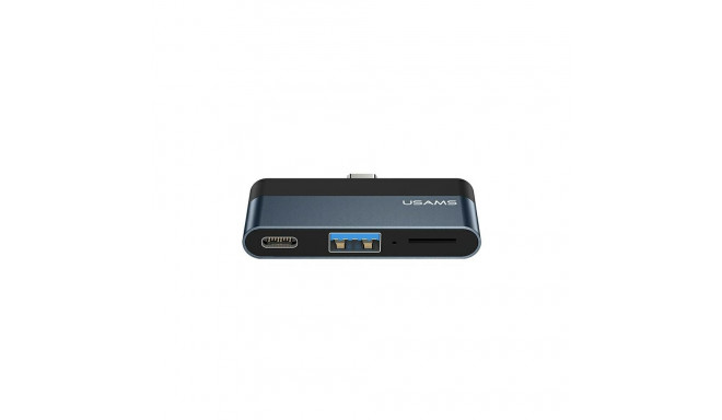 USAMS US-SJ491 adapter HUB USB 3.0|USB-C|Micro SD hall