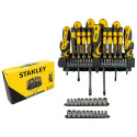 Stanley 57-osaline kruvikeerajate komplekt (STHT0-62143)