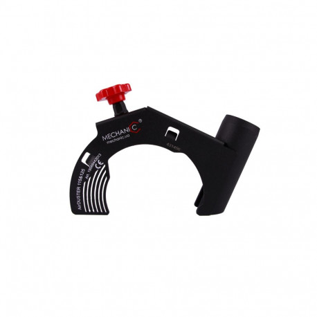 Cutting dust extraction accessory for 125mm corner