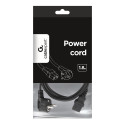 CABLE POWER EU 1M 6A/PC-186-1M GEMBIRD