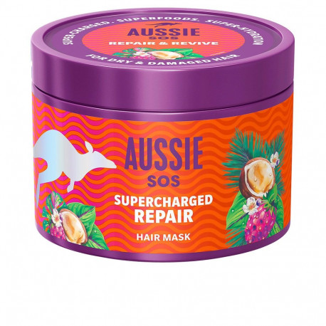AUSSIE SOS SUPERCHARGED REPAIR hair mask 500 ml