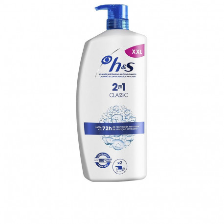Head & Shoulders kõõmavastane šampoon ja palsam Classic 2in1 pumbaga 1000ml