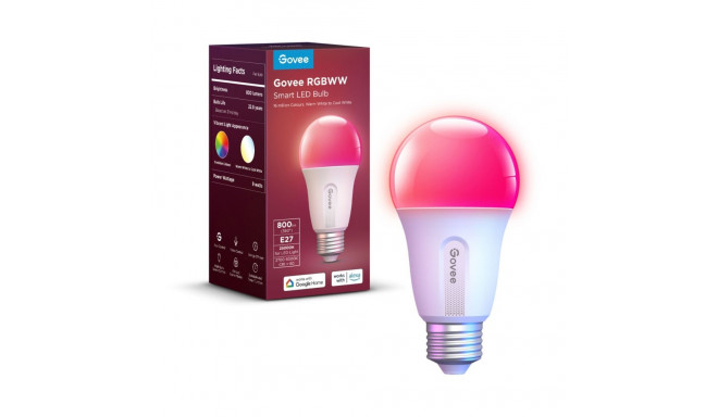 Govee WIFI & Bluetooth älylamppu, 800 lm, E27
