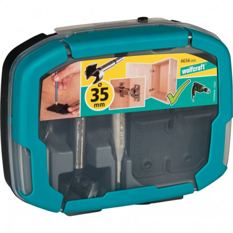 Wolfcraft hingeaugu puurimise komplekt 35mm 5-osaline