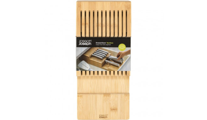 Joseph Joseph DrawerStore Bamboo Large 2-tier Knife Organiser