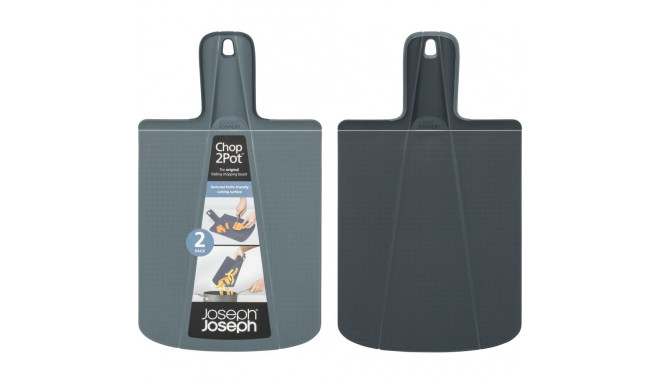 Joseph Joseph Chop2Pot Plus 2-piece Blue Chopping Board Set