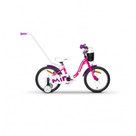 Laste jalgratas TABOU Mini ST, 14" roosa-valge