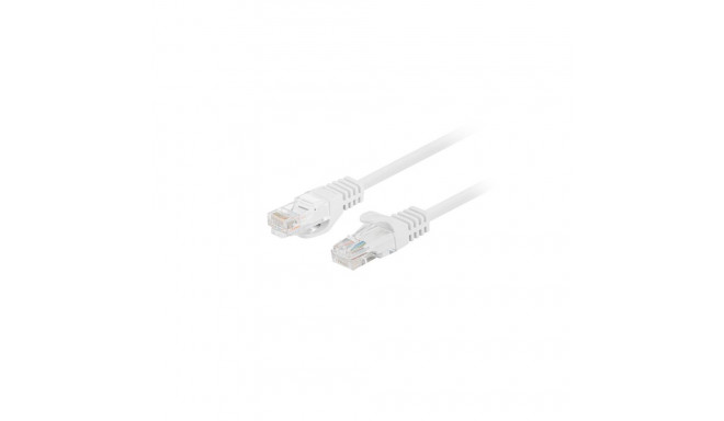 PATCHCORD CAT.6 UTP 3M WHITE FLUKE PASSED LANBERG 10-PACK