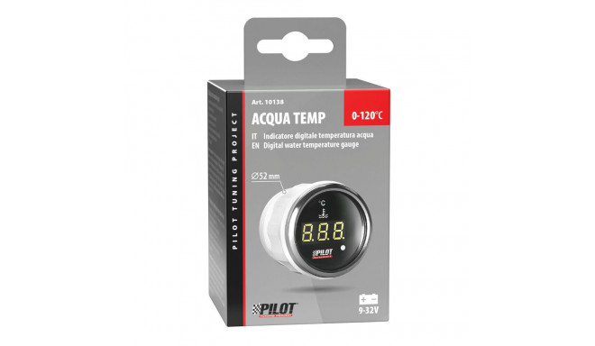 Temperatuuri mõõdik 52cm, must