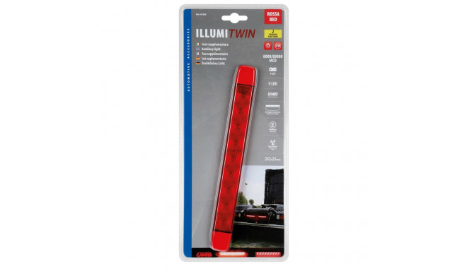 Gabariidi pidurituli 9 LED 12/24V, punane