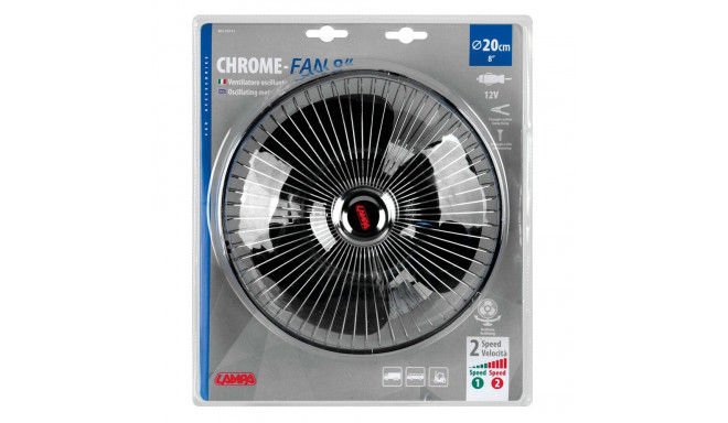 Ventilaator 12V,   8", 16W, lüliti