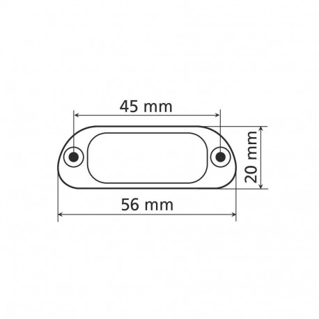 Led numbrituli 4 ledi valge