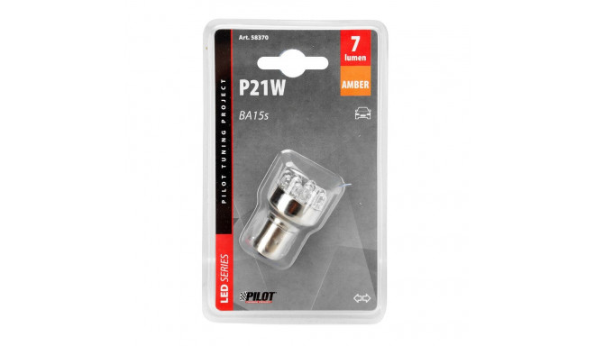 Multi LED lamp 11 ledi, P21W,12V,oranz