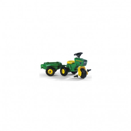 Pedaalidega traktor John Deere Rollytrac järelkäruga