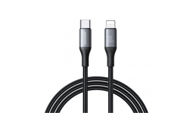 Joyroom S-A28 Flash Series 30W USB-C - Lightning cable 1m - black