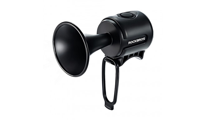 Rockbros 34210002001 electronic bicycle bell - black