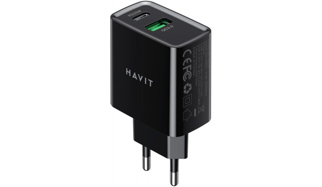 Havit laadija USB/USB-C UC111 20W