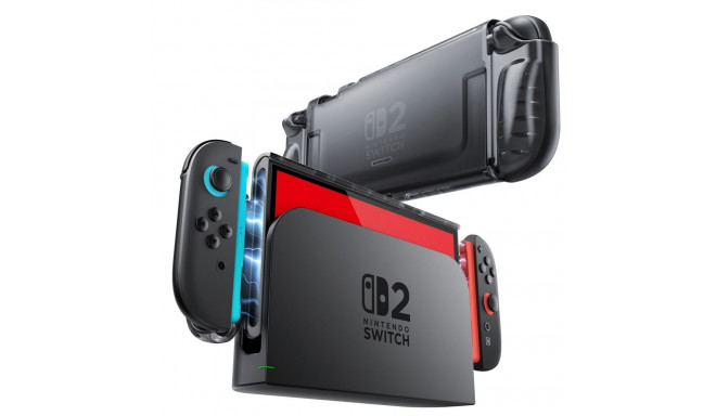 Supcase Crystal Case for Nintendo Switch 2 - Transparent Black