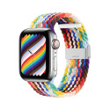Braided Fabric Strap Bracelet Strap Fabric Band for Apple Watch 38 / 40 / 41 mm - Multicolor
