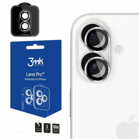 3mk Lens Protection Pro Camera Lens Glass for Apple iPhone 17 - Silver