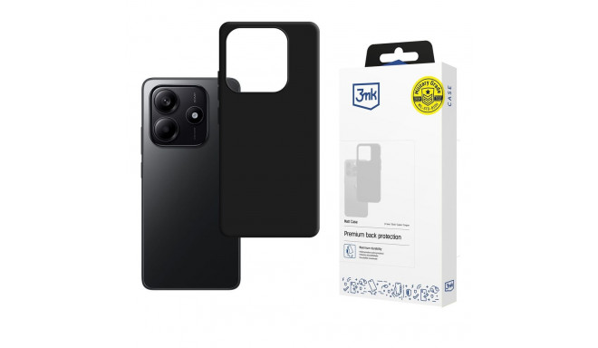 3mk Matt Case for Xiaomi Redmi Note 14 4G - matt black