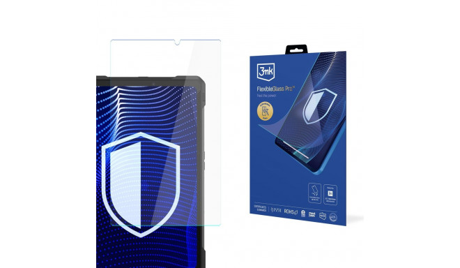 Hybrid glass 3mk FlexibleGlass Pro on Unihertz Tank Pad