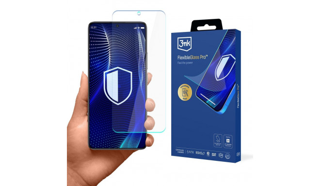 Hybrid glass 3mk FlexibleGlass Pro on XiaomiPoco F6 Pro