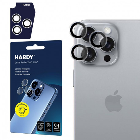 3mk HARDY Lens Protection Pro Glass for Apple iPhone 16 Pro / 16 Pro Max - Clear