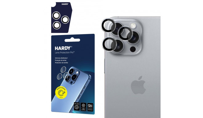 3mk HARDY Lens Protection Pro Glass for Apple iPhone 16 Pro / 16 Pro Max - Clear