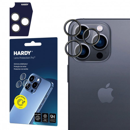 3mk HARDY Lens Protection Pro Glass for Apple iPhone 16 Pro / 16 Pro Max - Gray