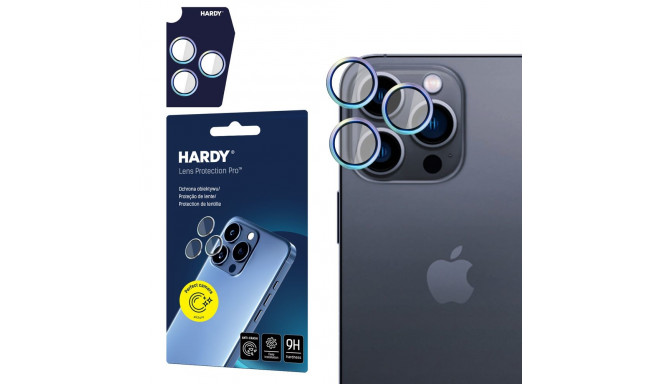 3mk HARDY Lens Protection Pro Glass for Apple iPhone 15 Pro Max - Multicolor