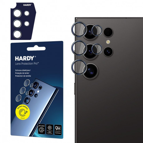 3mk HARDY Lens Protection Pro Glass for Samsung Galaxy S24 Ultra - Black
