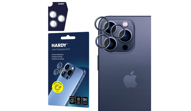 3mk HARDY Lens Protection Pro Glass for Apple iPhone 15 Pro Max - Blue