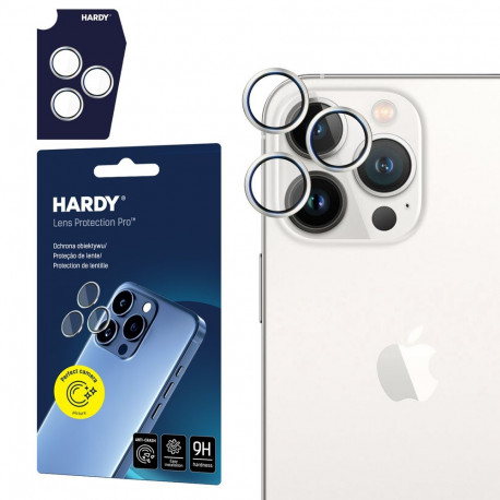 3mk HARDY Lens Protection Pro Glass for Apple iPhone 15 Pro - White