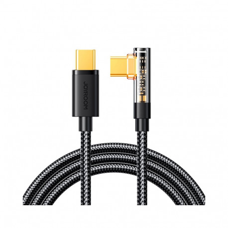 Joyroom Gaming Cable S-CC100A6 USB-C (angled) / USB-C (straight) 100W 1.2m - black