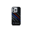 BMW Motosport IML Random Stripes iPhone 16 Pro Max Case - Black