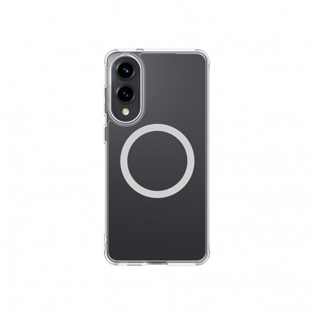 AmazingThing Minimal Mag Case with Magnetic Ring for Samsung Galaxy S25 Edge - Transparent