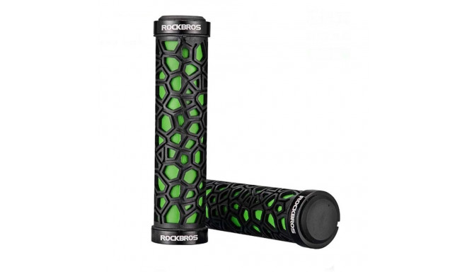 Rockbros 2017-14AGN bicycle grips - black and green