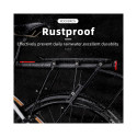Rockbros 33210004001 bicycle rack with shelf - black