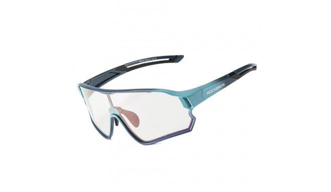 Rockbros 14110009005 polarized cycling glasses for children 8-14 years old - blue
