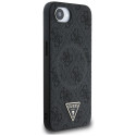 Guess 4G Ring Triangle Logo MagSafe case for iPhone 16e - black