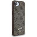 Guess 4G Ring Triangle Logo MagSafe iPhone 16e Case - Brown