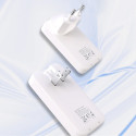 GaN Dudao A65Q 65W USB-A / USB-C PD Ultra-Thin Travel Wall Charger EU / US - White
