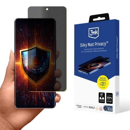 3mk Silky Matt Privacy Privacy Film for Realme 14 Pro