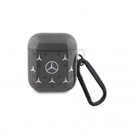 Mercedes MEA28DPMGS AirPods 1/2 cover black/black Large Star Pattern