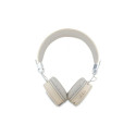 Guess Bluetooth on-ear headphones ENC GUBH70PGTSPSE beige/beige Grained Classic Round Shape