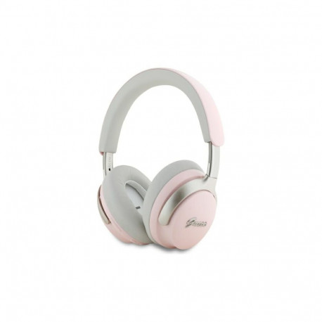 Guess Bluetooth ANC/ENC Headphones GUBHC22PSBCSMP Pink DB Metal Script Logo